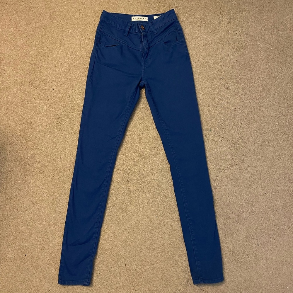 Bullhead High rise Skinniest Blue Pant